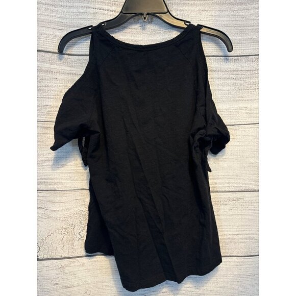 Sanctuary Lou Lou Cold Shoulder Top with Tie Sleeves Size XS - Picture 4 of 4